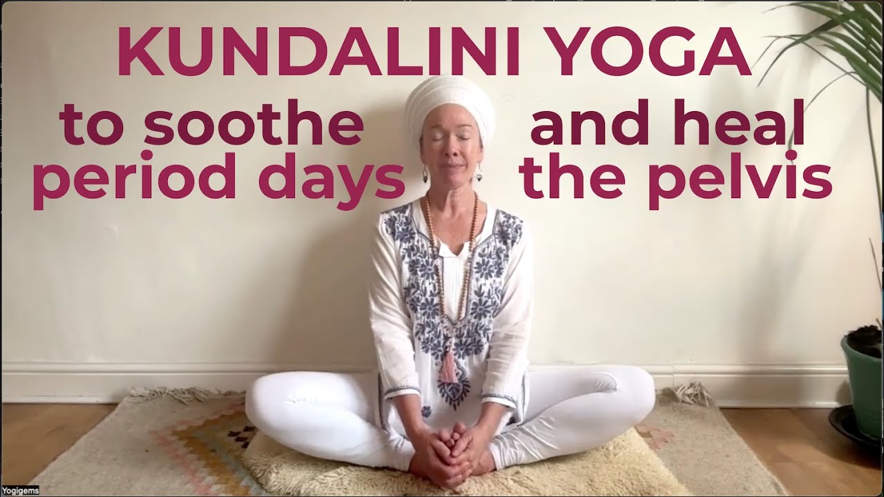 20-minute kundalini yoga for period days | Soothing, releasing practice | Yogigems