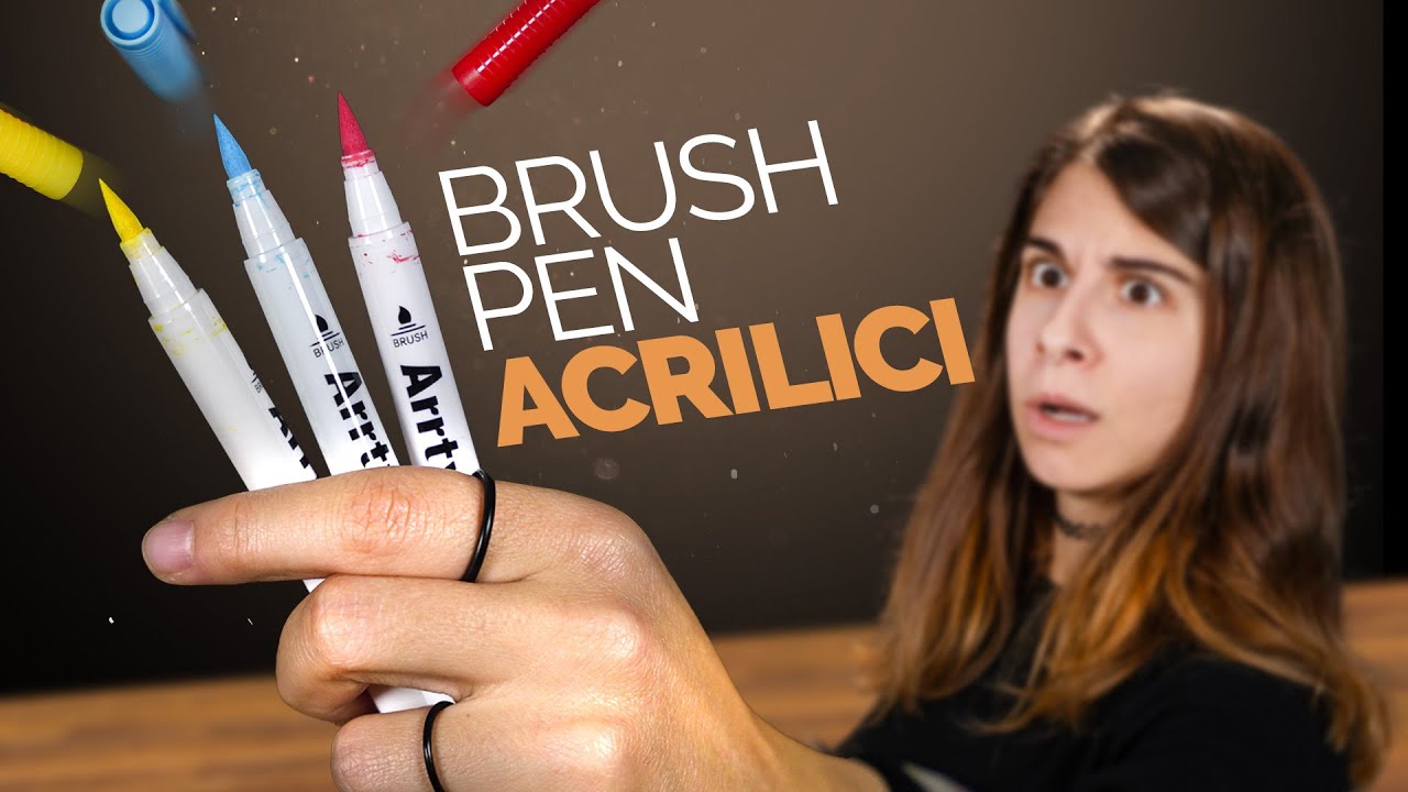 Provo gli ARRTX! Brush Pen Acrilici 🐸