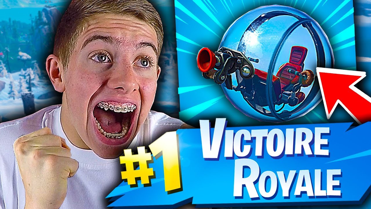 ÉNORME TOP 1 AVEC LA NOUVELLE BULLE MOBILE SUR FORTNITE BATTLE ROYALE !!!
