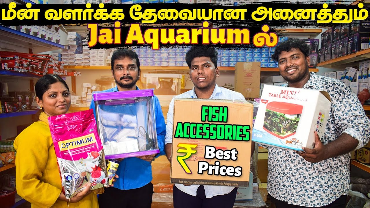 End to End Fish Tank Setup Accessories for Beginners to Expert | Kolathur Jai Aquarium | MuralisVlog