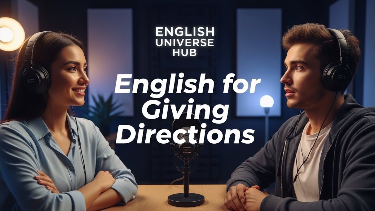 How to Give Directions in English | Real Life Conversation Podcast 🎙️