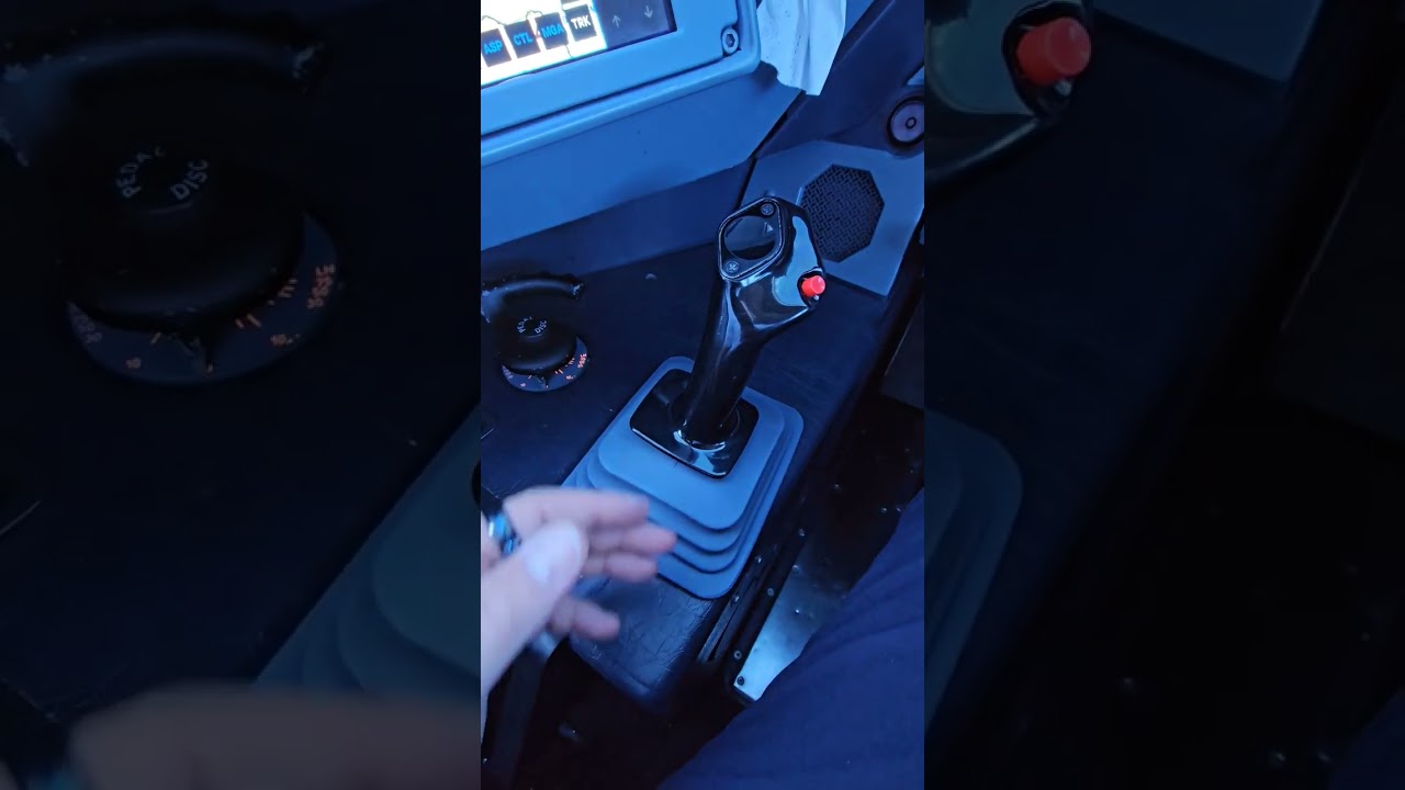 The Airbus Joystick (aka as sidestick) #airbus #aviation #pilot #cockpit #flightdeck