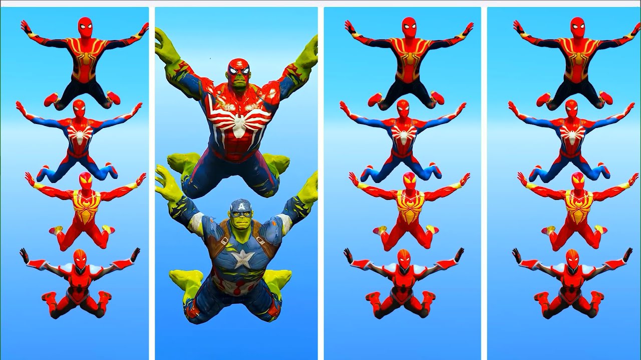 SUPERHERO MEGA BATTLE ⚡ SPIDERMAN 🆚 IRONMAN #6