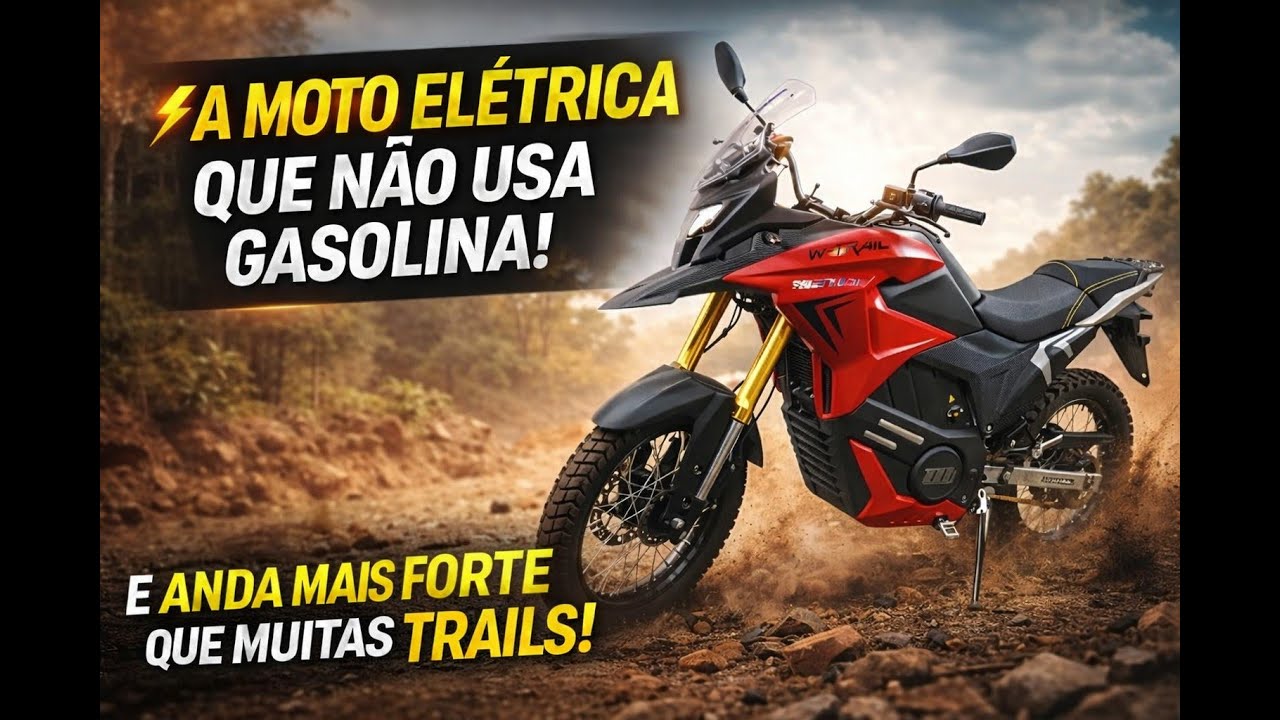A moto elétrica brasileira pronta para trilha — Watts W-Trail