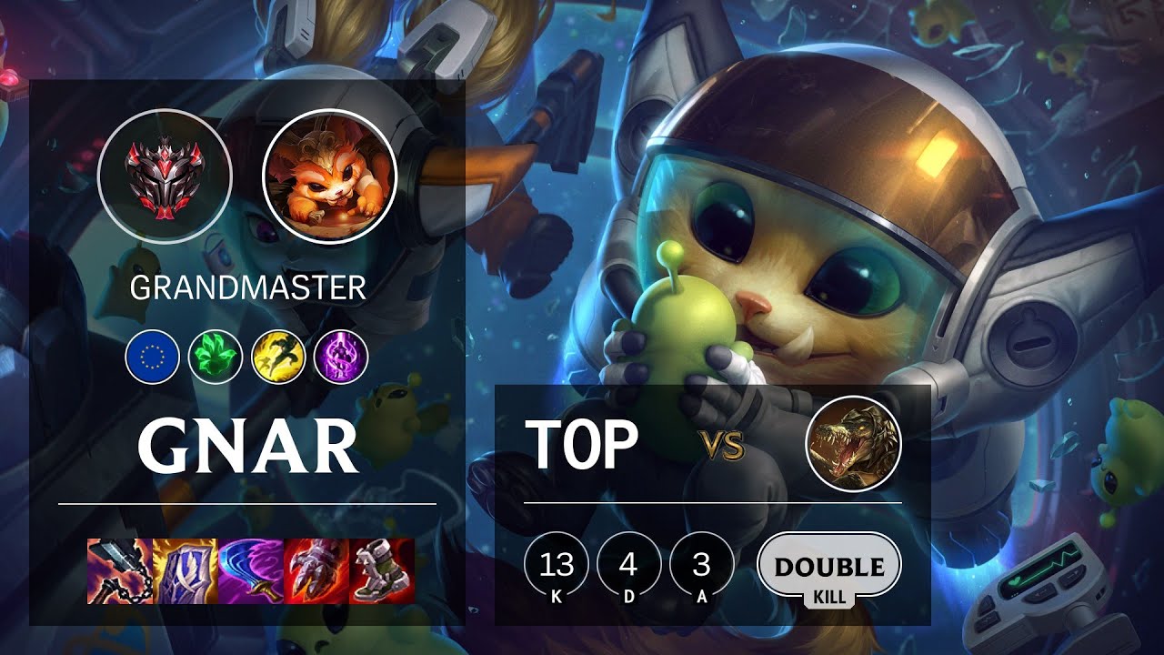 Gnar Top vs Renekton - EUW Grandmaster Patch 11.22