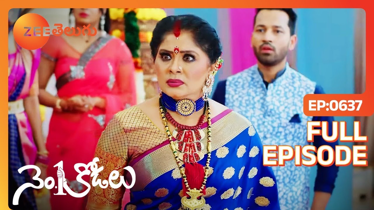 Sarasu నువ్వు నిజం మన ప్రేమ నిజం | No 1 Kodalu | Full Ep 637 | Zee Telugu | 17 Mar 2022