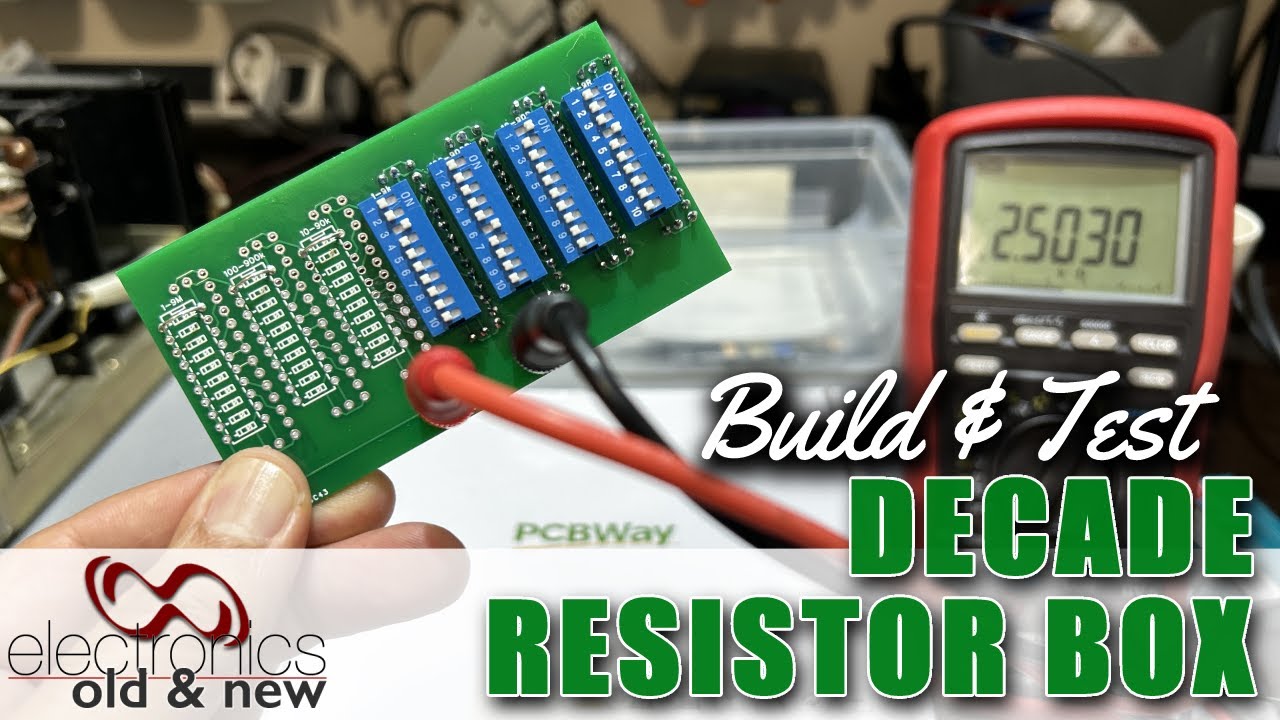 EO&N Really Cheap Decade Resistor Substitution Box - build and testing #PCBWay#