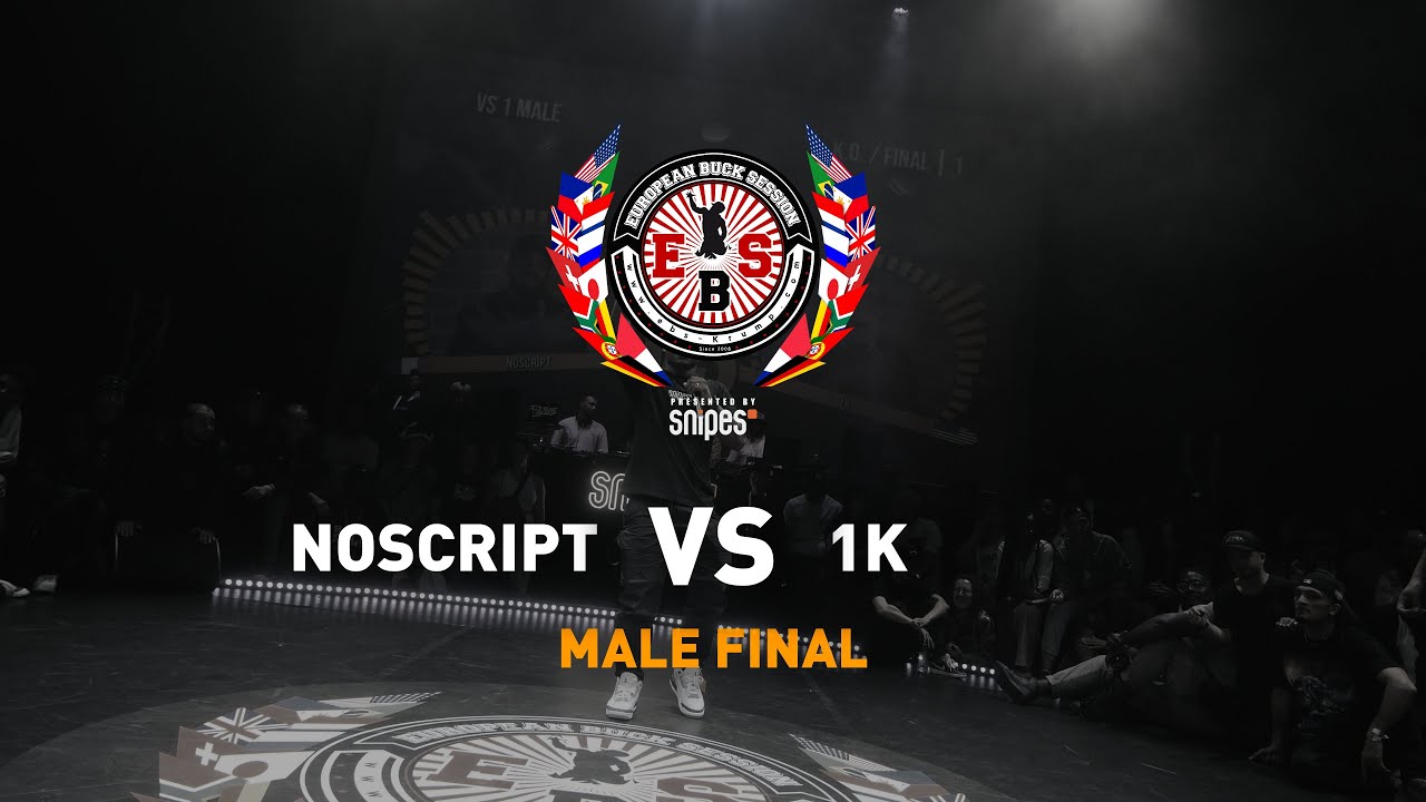 Noscript vs 1K | Male Final | EBS World Final 2022