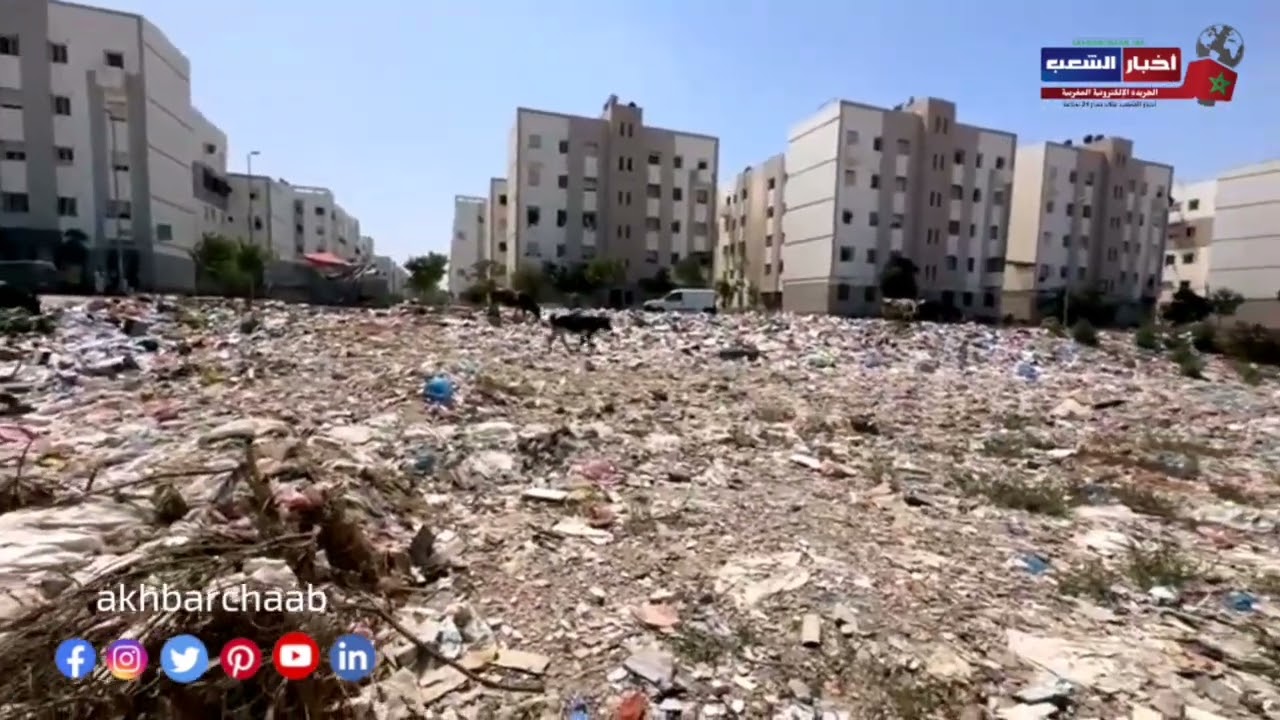 املاك البرنوصي بنايات جميلة ولكن المسؤول الجماعي معملش خدمتو بعين حرودة