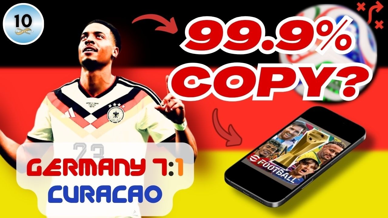 Я скопировал тактику сборной ГЕРМАНИИ в eFootball | Спринт к ЧМ-2026, часть 5 | Германия 7:1 Кюрасао
