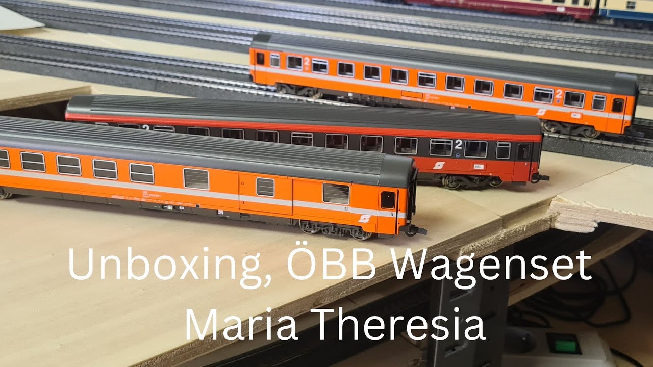Unboxing: Roco 74043 ÖBB-Wagenset Maria-Theresia