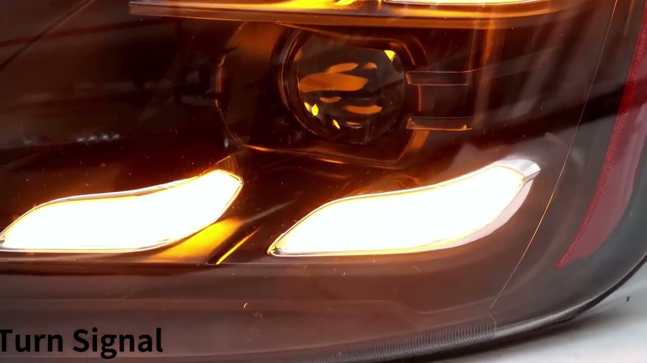 Black modified version LED Headlight fit for 2008-2017 freightliner cascadia