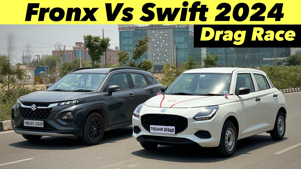 Совершенно новая гонка Swift 2024 против Fronx 🔥: 3 цилиндра против 4 цилиндров !! Гонка Swift 20...