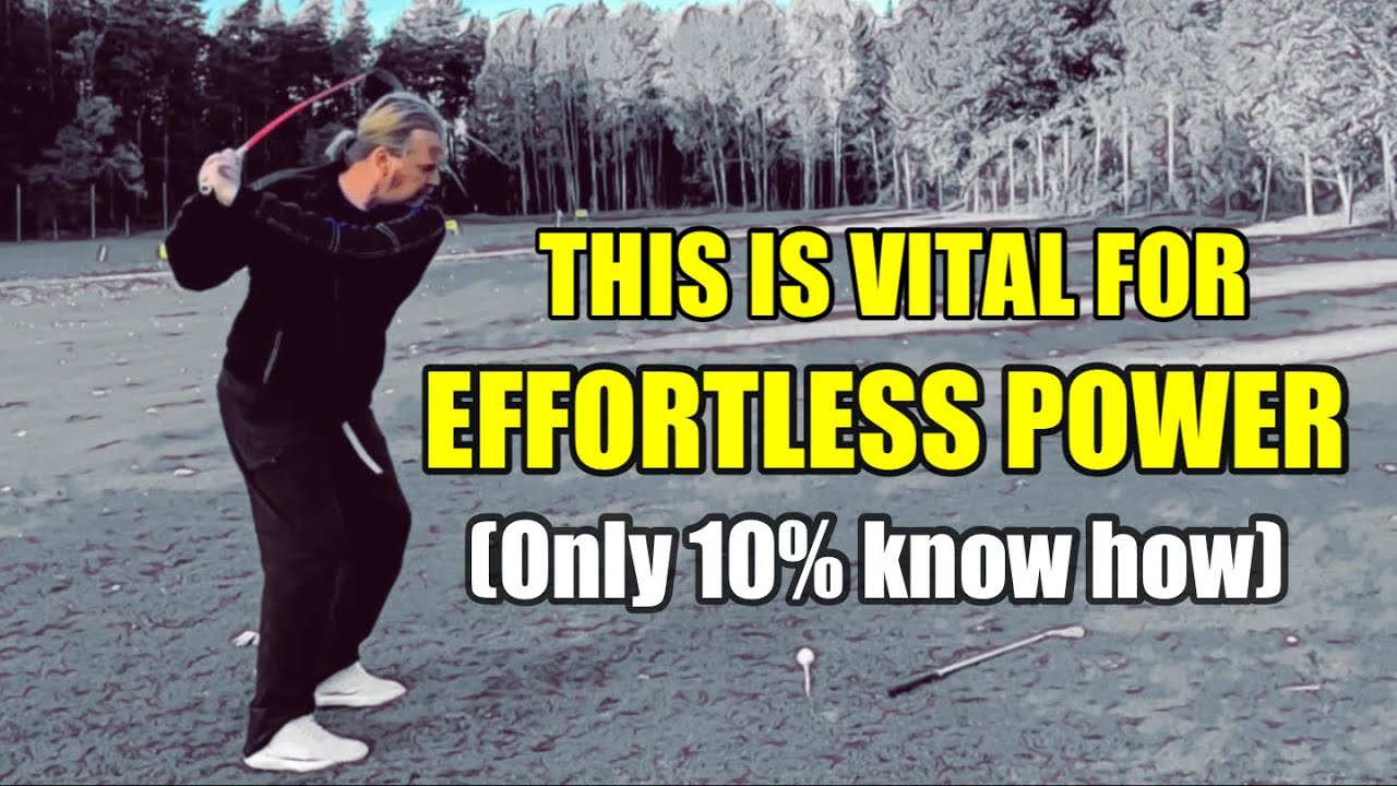 How to swing with effortless power...  The basics of swing speed... 