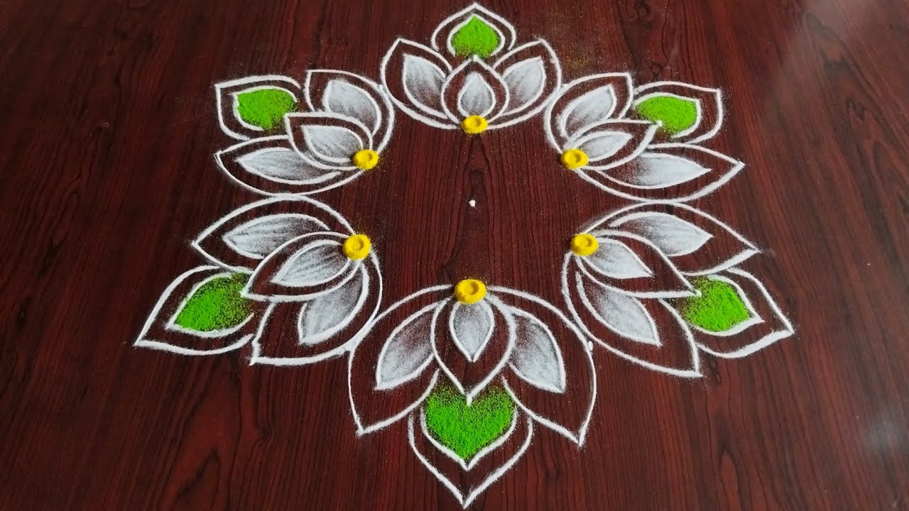 sankarthi special rangoli design (5×3) dot's....