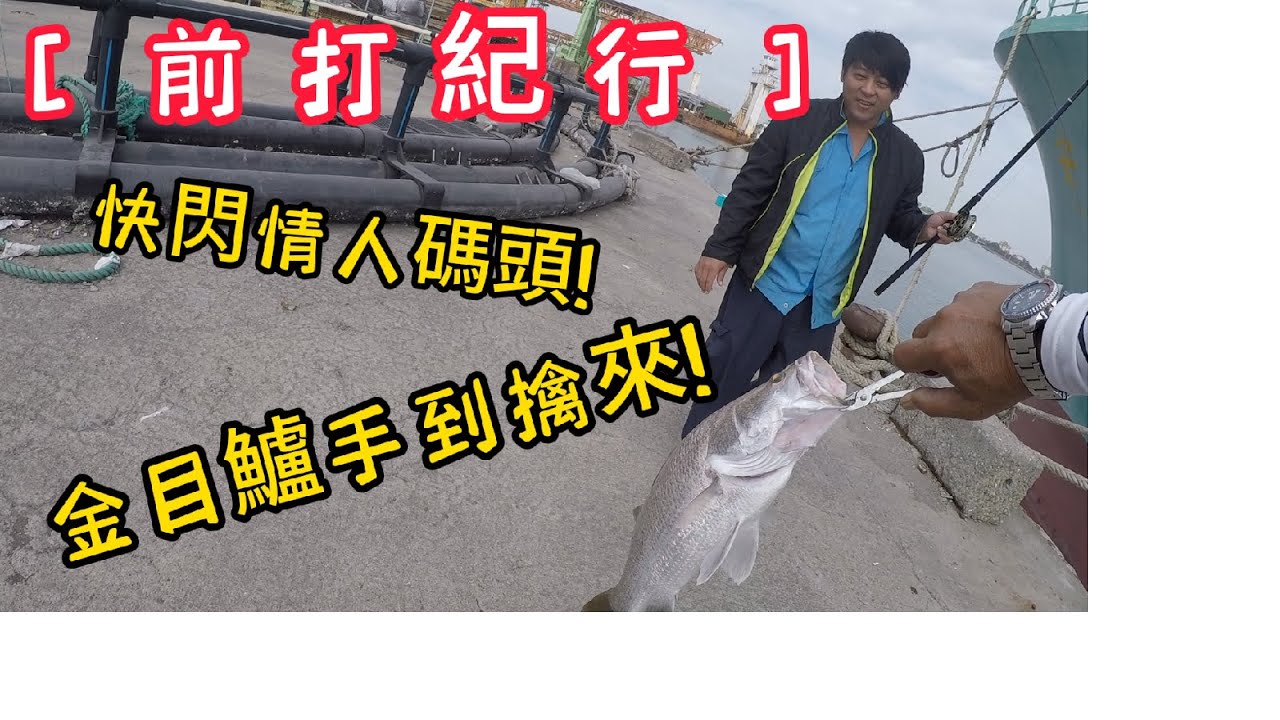 [ 前打紀行] 快閃情人碼頭!金目鱸手到擒來!