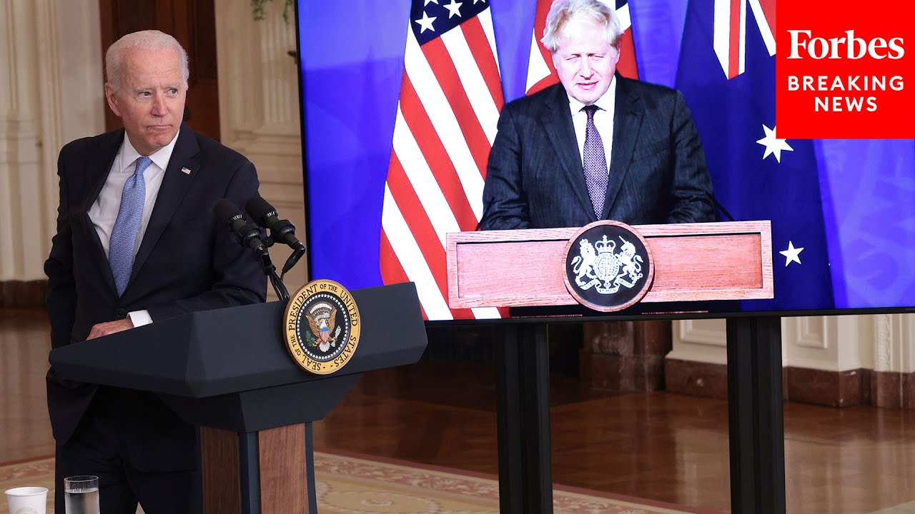 Biden, Boris Johnson, Scott Morrison Announce Joint National Security Initiative