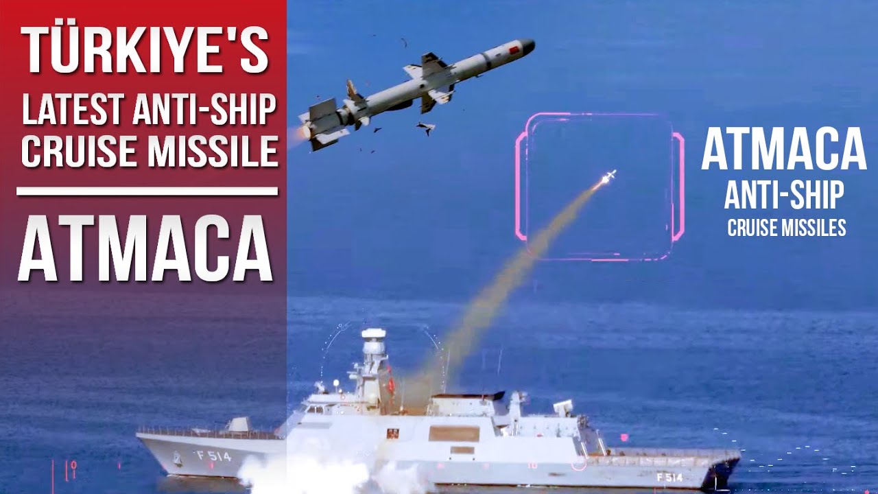 Турция, модернизировала 11 военно-морских кораблей противокорабельными крылатыми ракетами Atmaca
