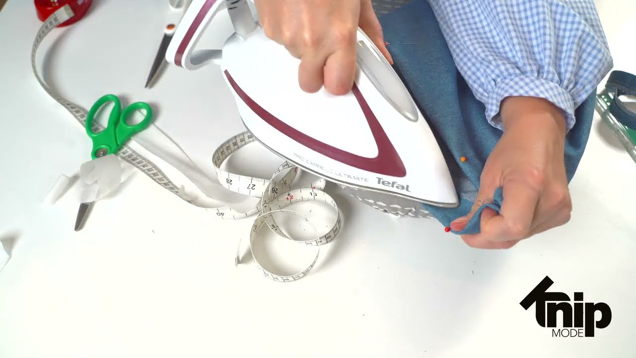 Broek inkorten met plakzoom