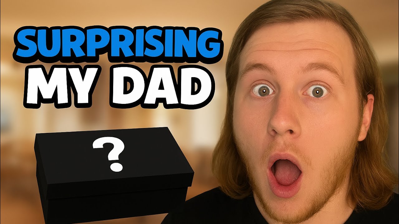 Surprising My Dad With Brand New Boots! He Had NO IDEA I Did This For Him… (Dad Surprise)