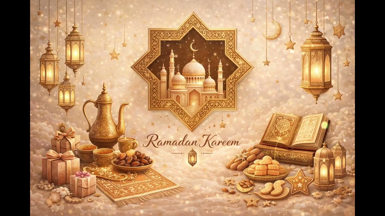 خلفيات رمضان اجواء رمضانيه خلفيات شاشة تلفزيون🌙⭐️ ramadan Background 🌙⭐️ Ramadan Vibes  sukoon ⭐️🌙 