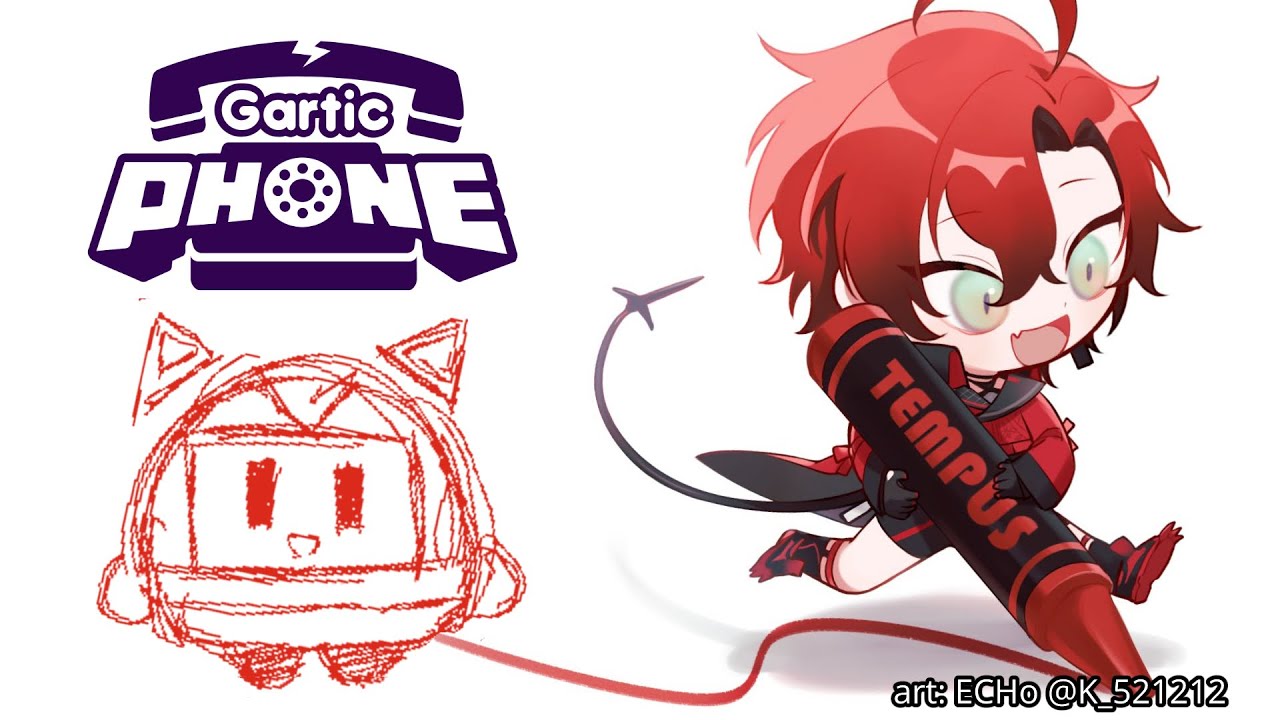 【GARTIC PHONE】w/ Machiroons!? You're not baked . Yet. + MIYABI HANASAKI DRAWING