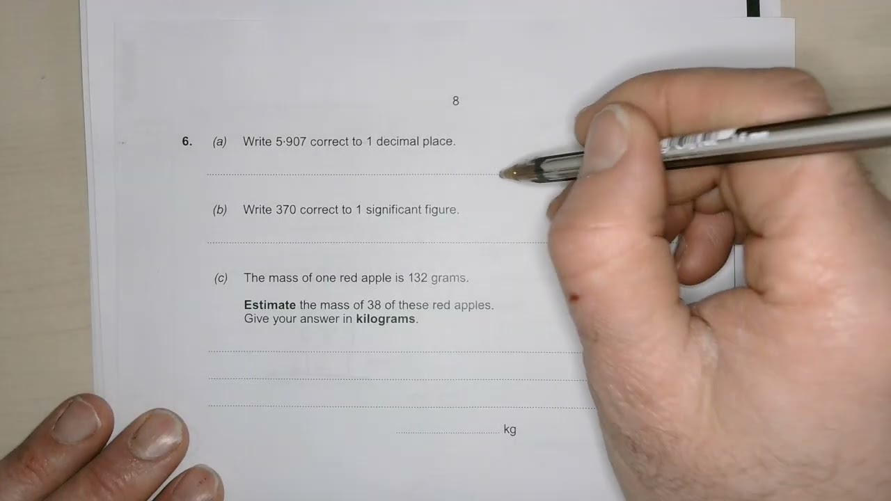 Walsall college 2017 (part 1)  GCSE Educas non-calculator