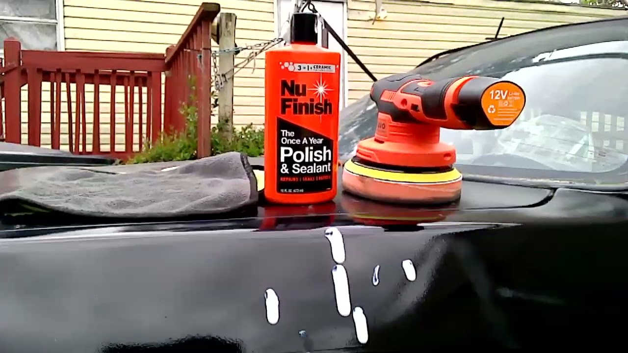 Nu finish ceramic 3in1 wax test with da polisher