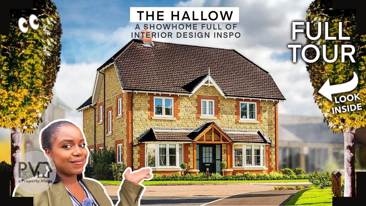 HOME TOUR INSIDE a FABULOUS 😍 & SPACIOUS 4BEDROOM Detached New Build House Hayfield Homes The Hallow