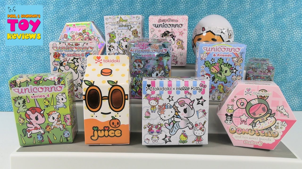 Tokidoki Unicorno Moofia Mermicorno Hello Kitty Blind Box Palooza Unboxing | PSToyReviews