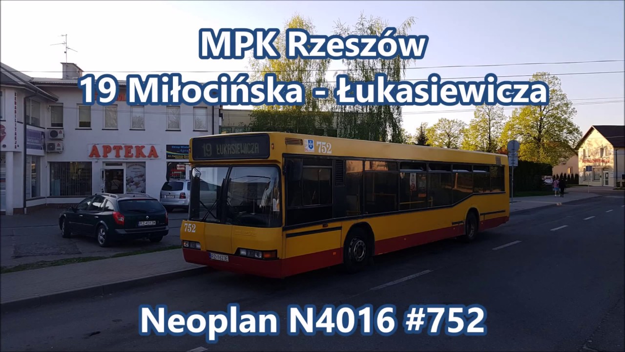 MPK Rzeszów - Neoplan N4016 #752, linia 19