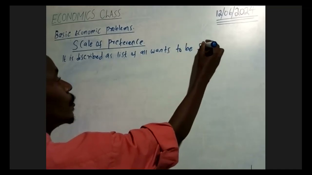 INTRODUCTION  TO ECONOMIC CLASS LESSON 2