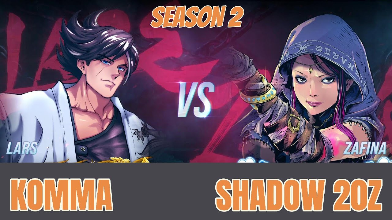 LARS (Komma) vs. ZAFINA (Shadow 20z) Tekken 8 SE2 Ranked Matches