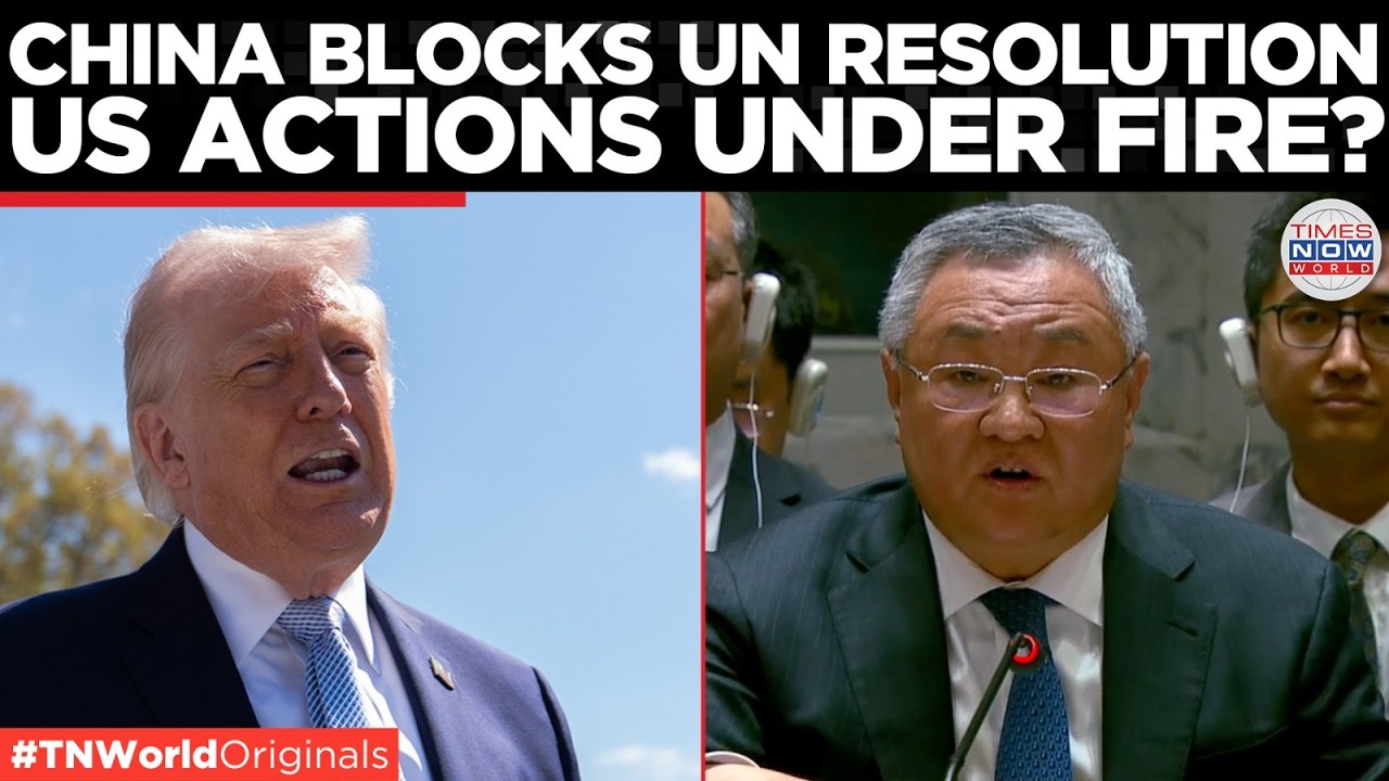 UN VETO DRAMA: China Torpedoes Resolution Targets US Israel Over Iran Conflict | US-Iran War
