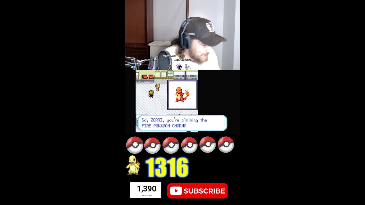 SHINY HUNTING CHARMANDER DAY 6 (1/8192 CHANCE)