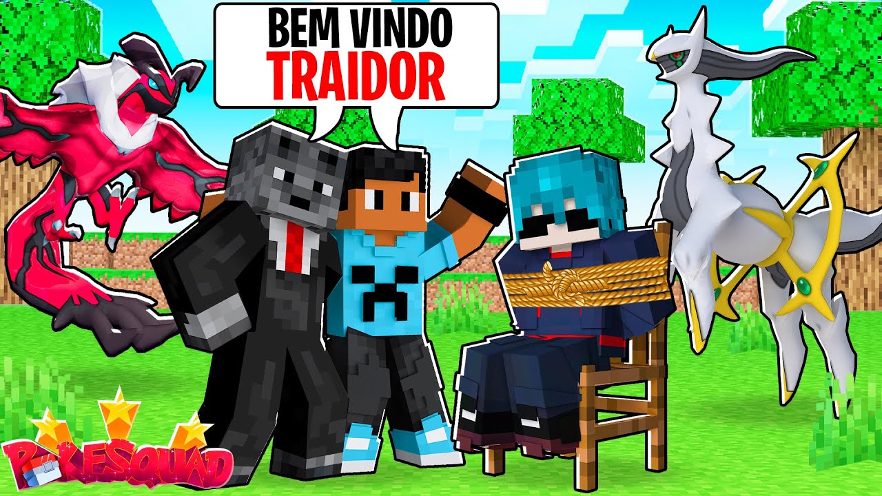 Convidei um TRAIDOR pra ENTRAR na ALIANÇA ARCEUS da POKESQUAD no Minecraft