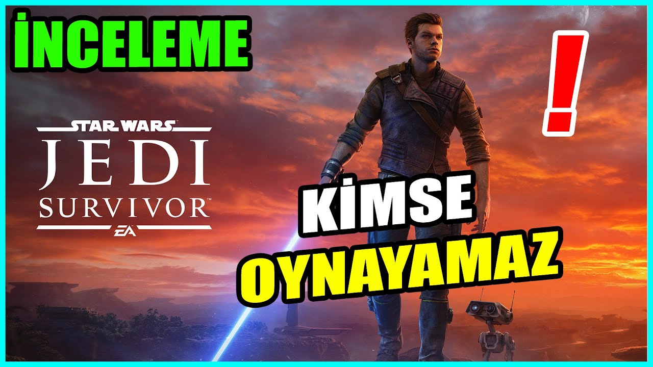 STAR WARS JEDİ SURVİVOR TÜRKÇE İNCELEME !! EN İYİ STAR WARS OYUNU FAKAT..