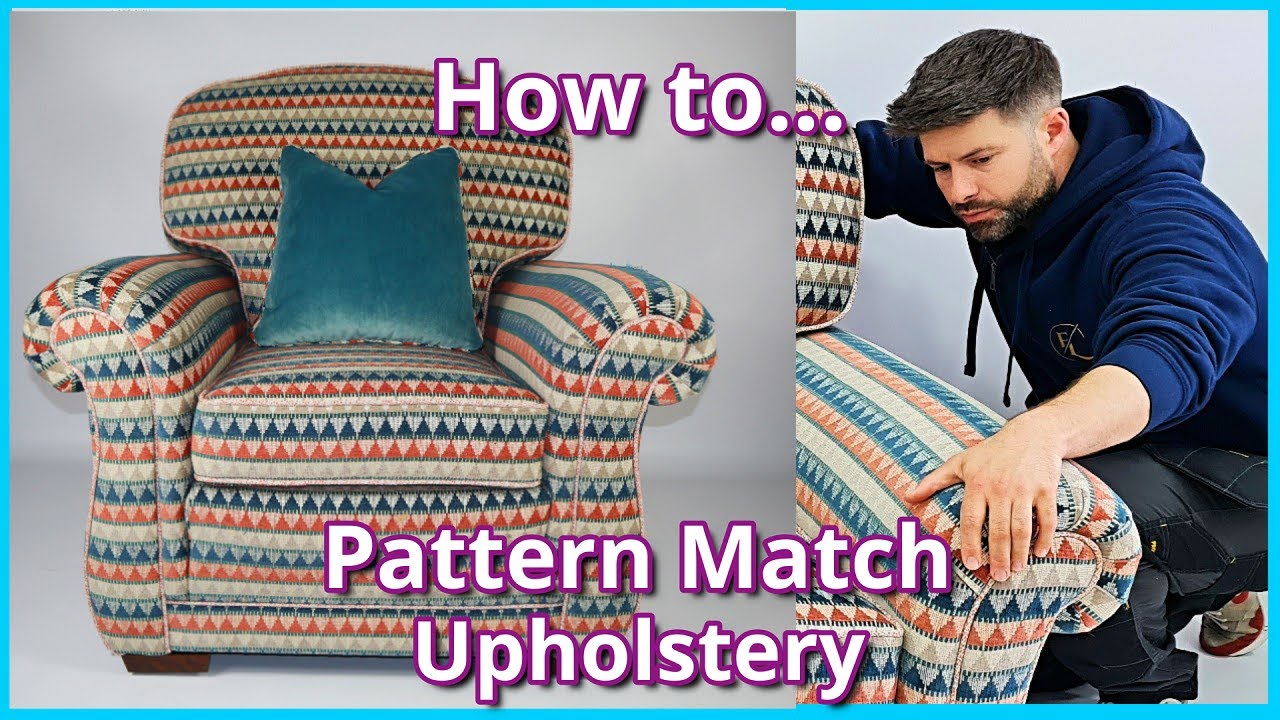 HOW TO PATTERN MATCH FABRIC FOR UPHOLSTERY | HOW TO WORK WITH PATTERNED FABRIC | FaceliftInteriors