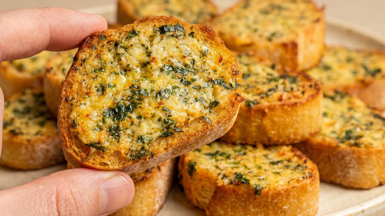 Best Ever Garlic Bread | Without Oven