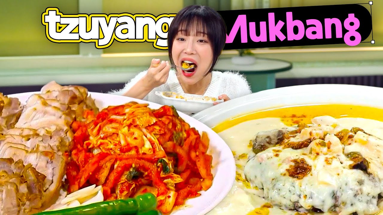 tzuyang Eating for 1 Hour Straight - Incredible Mukbang 😲😲