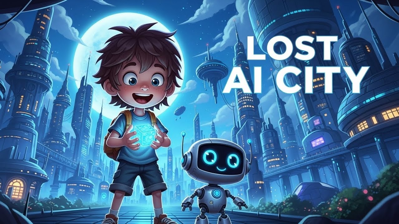 Leo Lost in AI City | Kids Adventure Story with Robots 🤖
