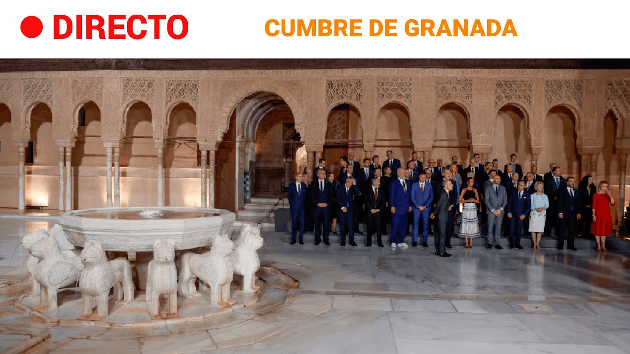 GRANADA: Los REYES y los LÍDERES EUROPEOS visitan la ALHAMBRA | RTVE