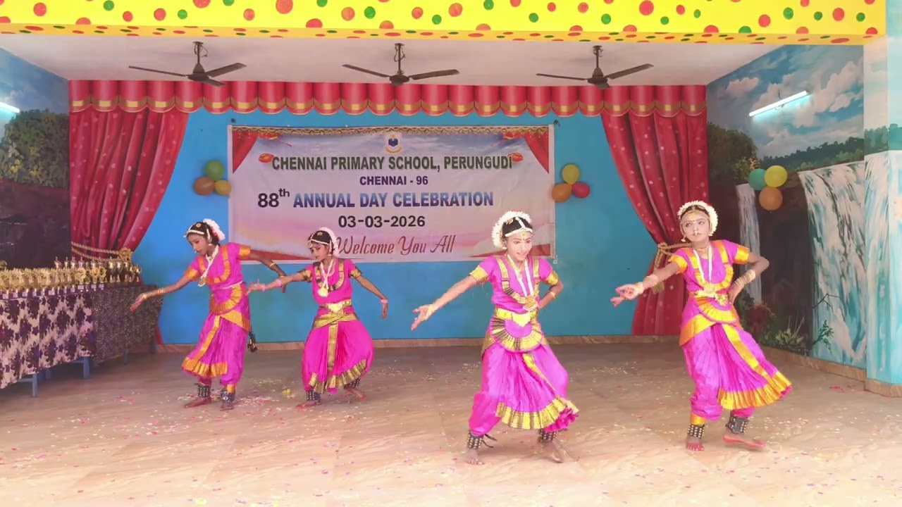Theme song (Save Environment) Bharathanattyam. 