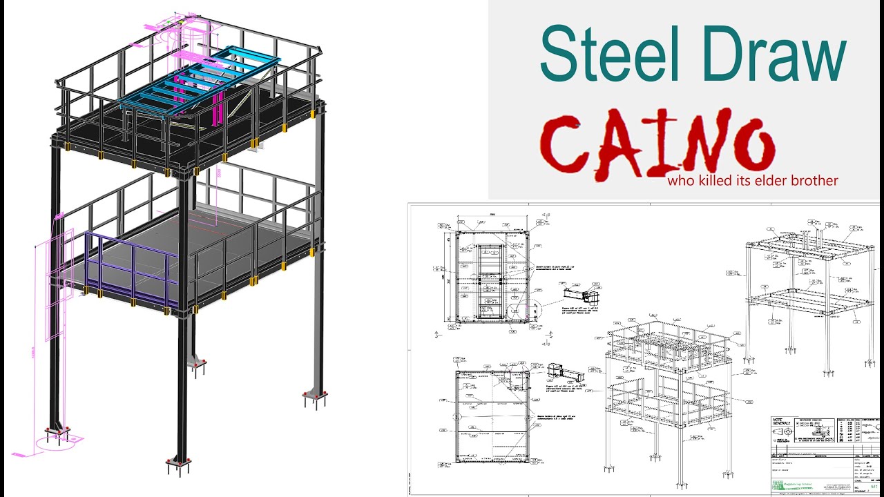 Steel Draw: eseguire i disegni di montaggio di strutture in acciaio