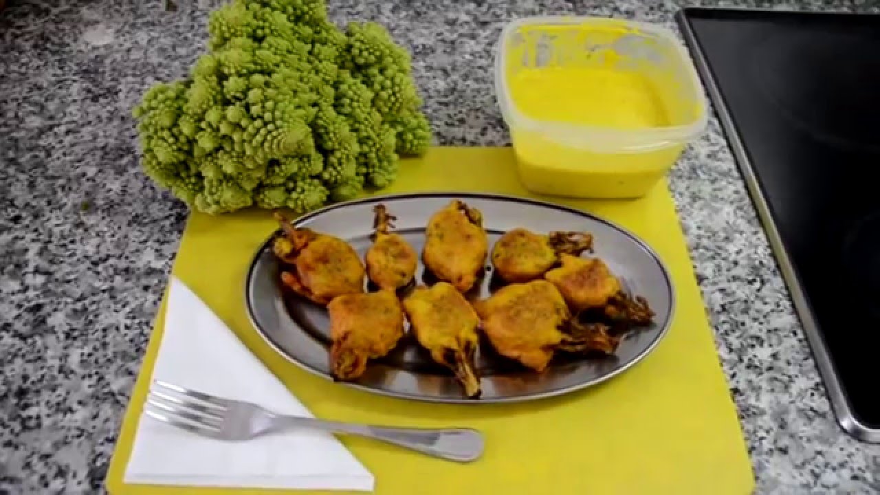 Romanescu Rebozado. Las Recetas del Hortelano