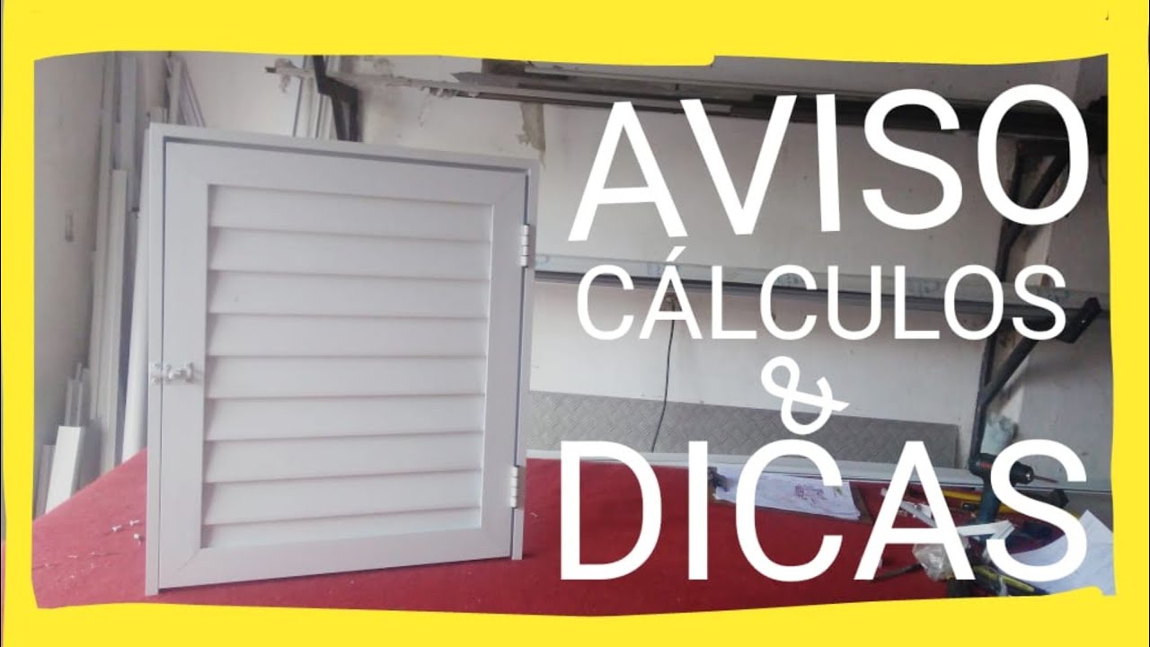 Como Fazer Porta Veneziana de Alumínio (PARTE 01)