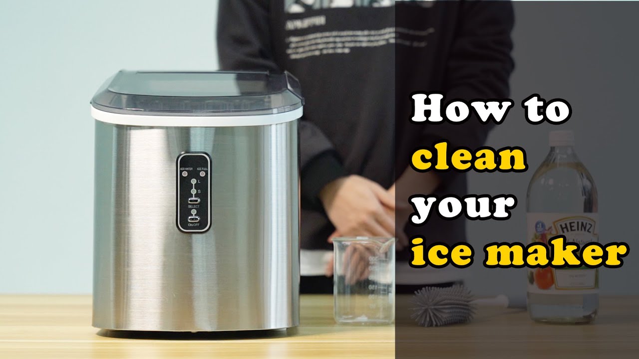 EUHOMY | How to Clean Ice Maker Machine？#euhomy #icemaker #icemakerclean #cleaning