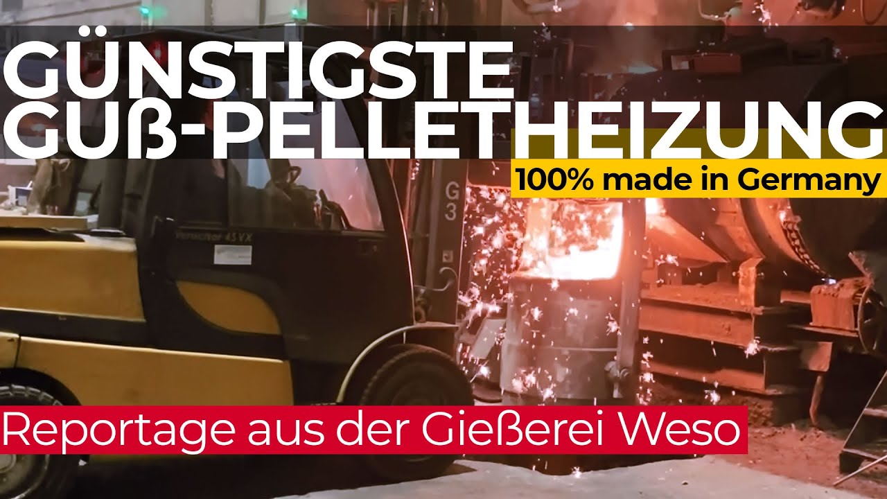 Günstigste Pelletheizung der Welt aus Guss/ 100% made in Germany/ IBC Pelletheizung