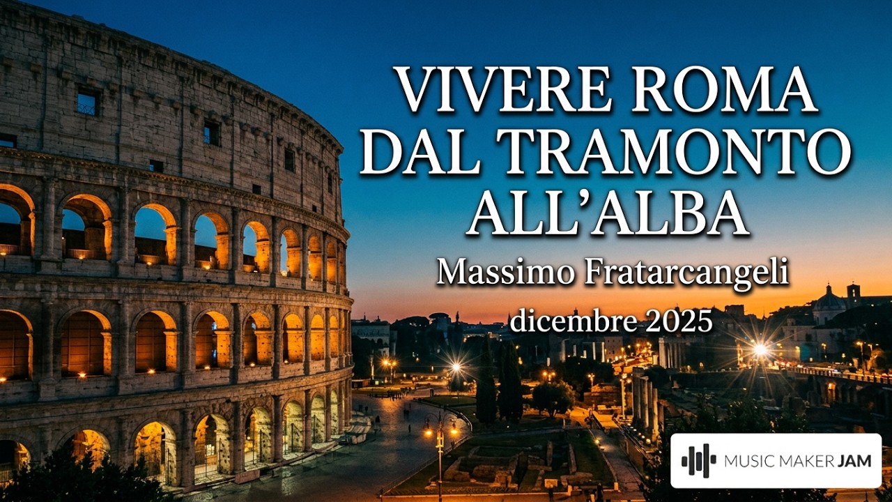 Vivere Roma dal Tramonto all'Alba (autore: Massimo Fratarcangeli) dicembre 2025