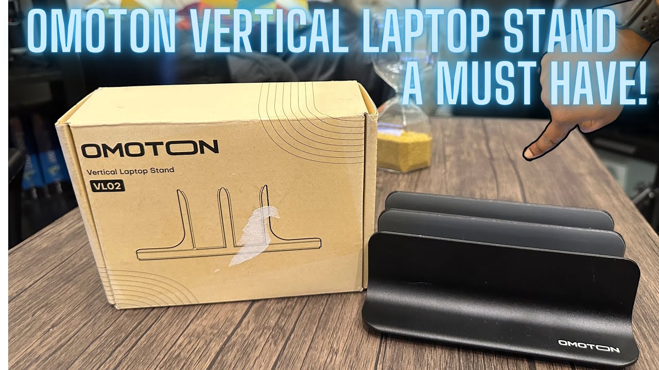 OMOTON Dual VERTICAL Laptop Stand | A MUST-HAVE for Your M4 MacBook PRO